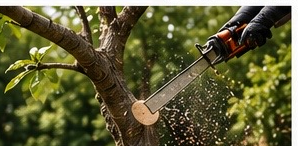 Tree trimming and removal work